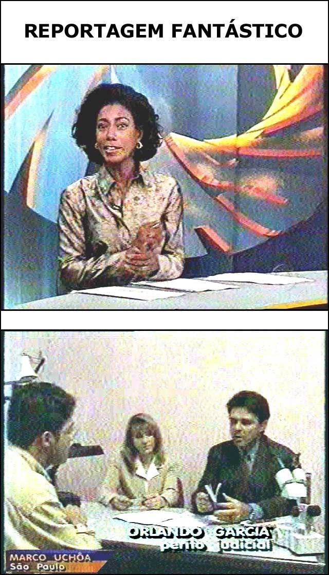 Reportagem Fantástico Perito Grafotécnico | Orlando Garcia